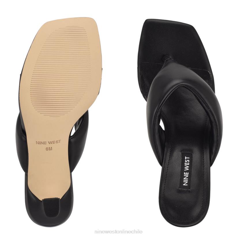 Nine West sandalias tipo chancla con tacón 2Z2T2026Nine West cartera negra