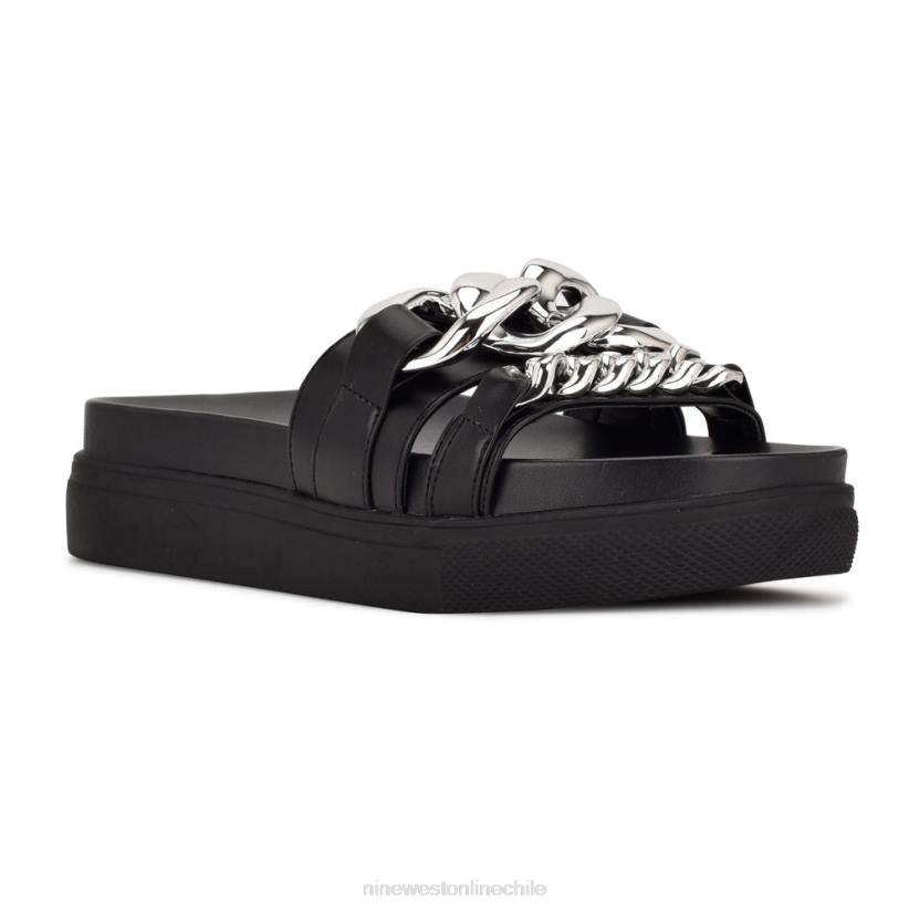 Nine West sandalias tipo chanclas con plataforma 2Z2T724Nine West cartera negra
