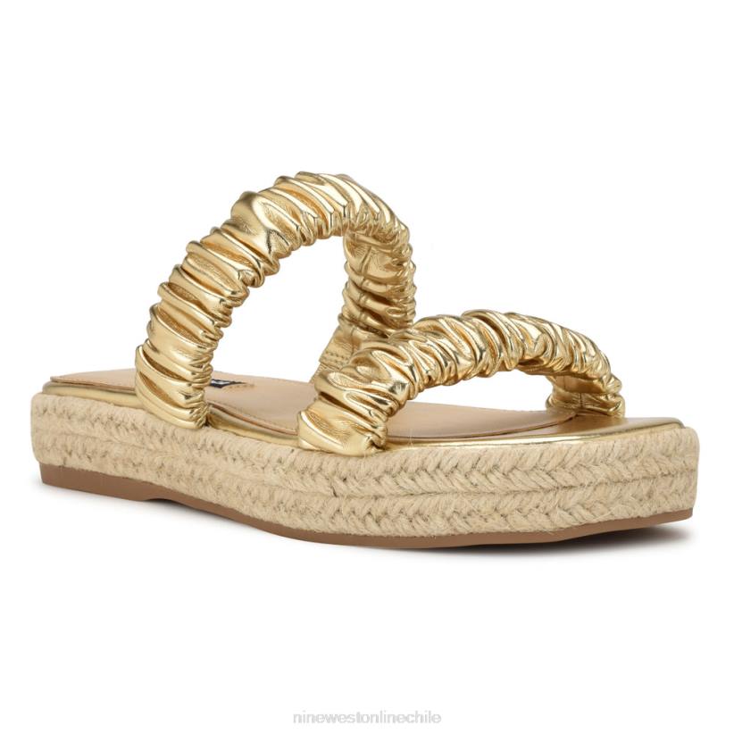 Nine West sandalias planas alpargatas con pavo real 2Z2T43 platino Nine West zapatillas chile