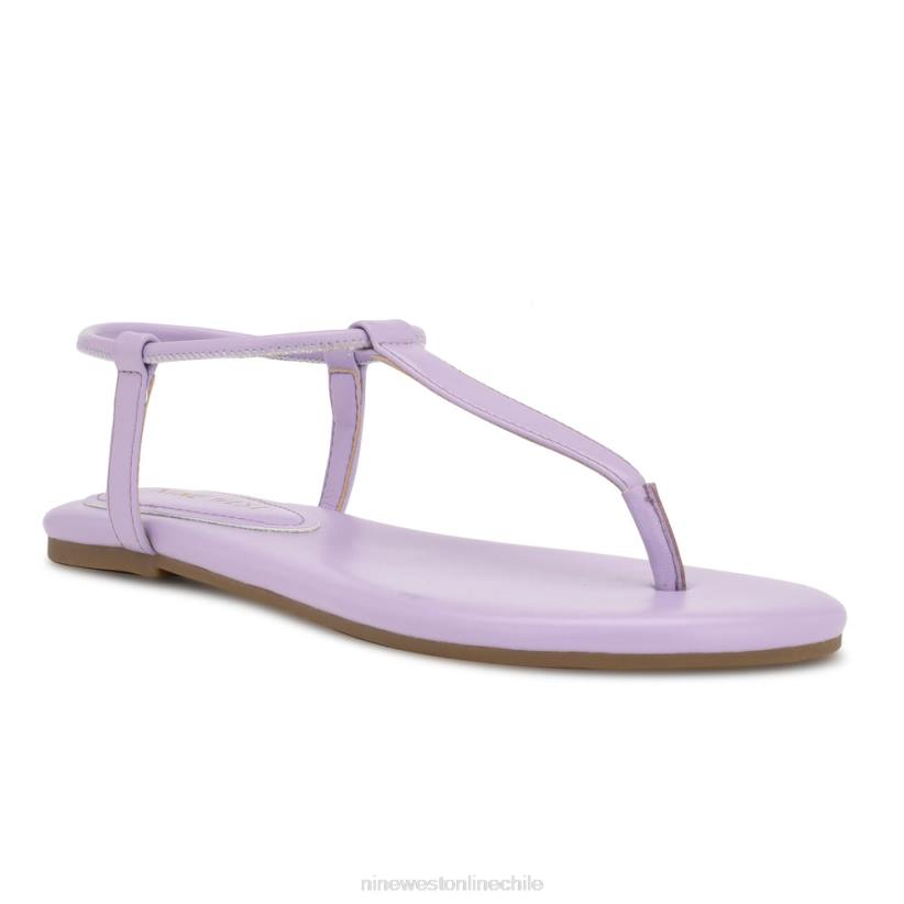 Nine West sandalias planas bassie 2Z2T23 violeta claro Nine West shoes