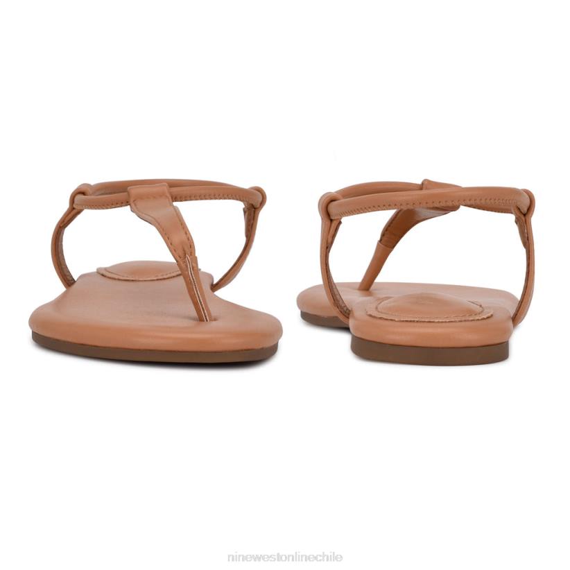 Nine West sandalias planas bassie 2Z2T92 natural Nine West chile carteras