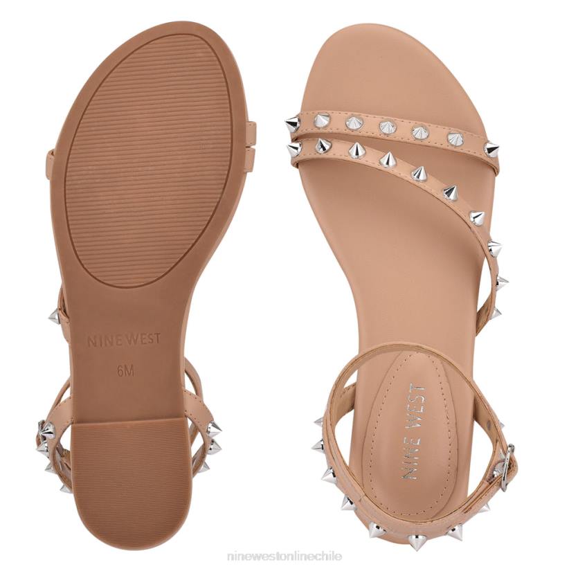 Nine West sandalias planas bernie con tachuelas 2Z2T127 rubor cálido Nine West zapatillas chile