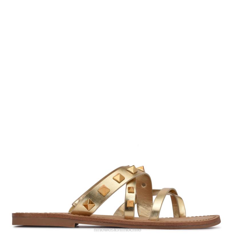 Nine West sandalias planas cerri 2Z2T101 platino Nine West shoes