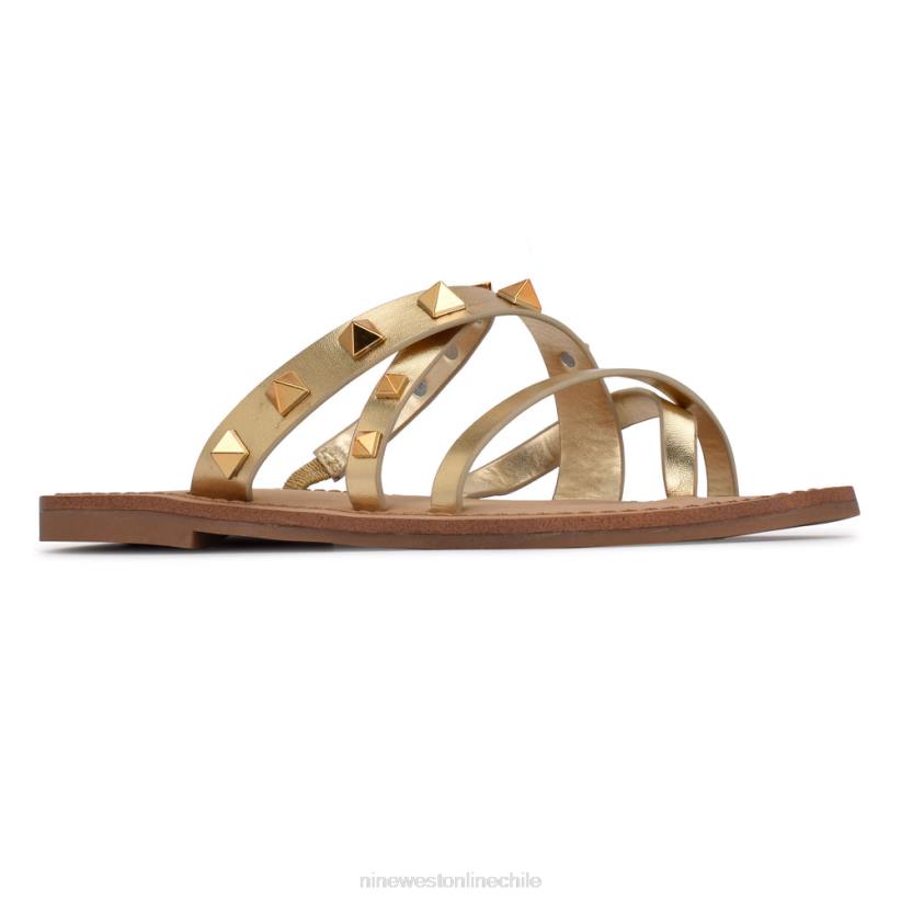 Nine West sandalias planas cerri 2Z2T101 platino Nine West shoes