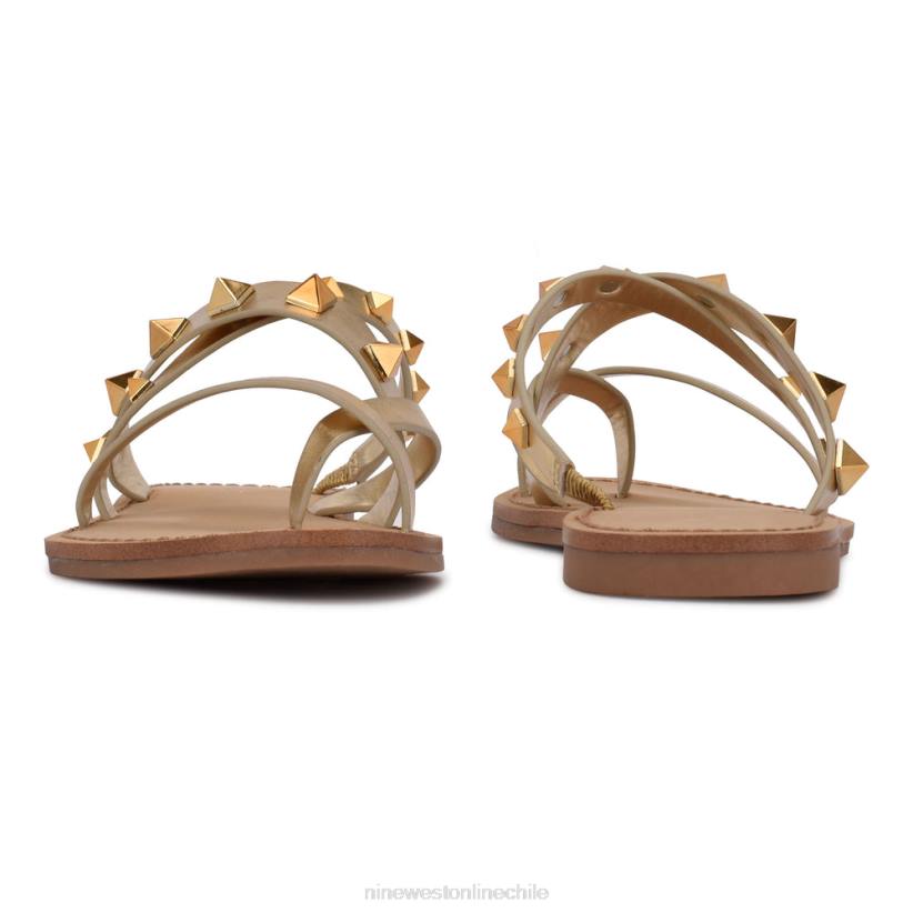 Nine West sandalias planas cerri 2Z2T101 platino Nine West shoes