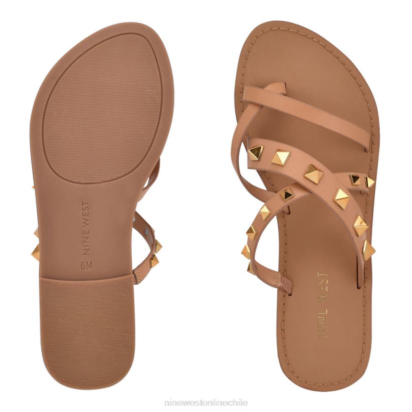 Nine West sandalias planas cerri 2Z2T102 natural Nine West sandals