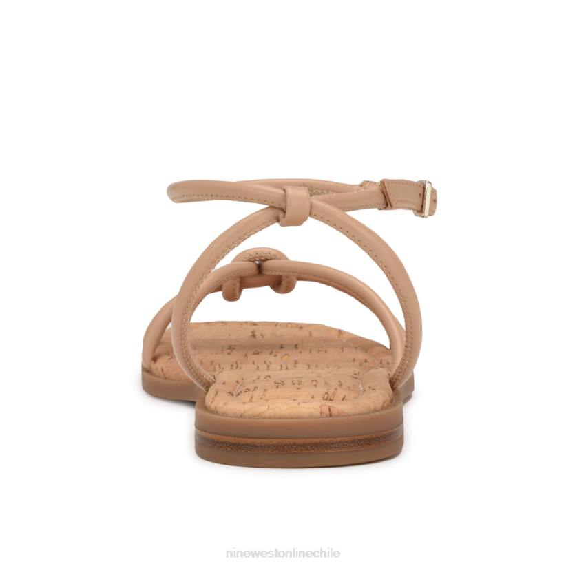 Nine West sandalias planas con tira en el tobillo 2Z2T1069 rubor cálido Nine West zapatillas chile