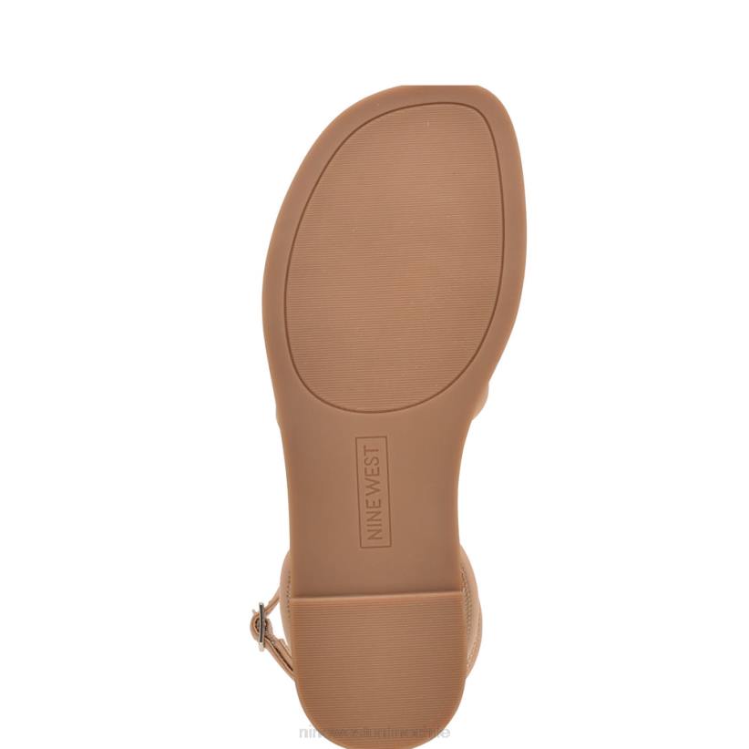 Nine West sandalias planas con tira en el tobillo 2Z2T1069 rubor cálido Nine West zapatillas chile