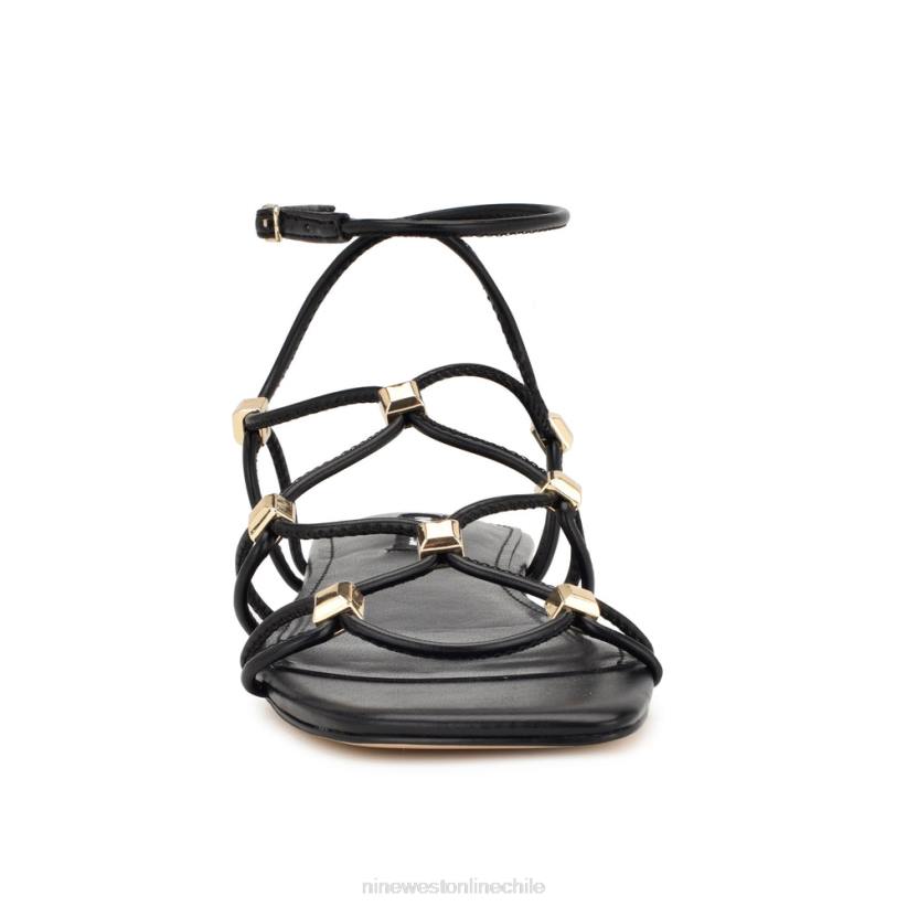 Nine West sandalias planas con tiras majah 2Z2T18 negro Nine West sandals