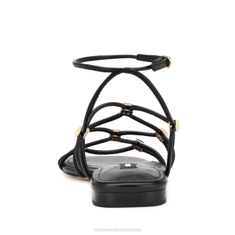 Nine West sandalias planas con tiras majah 2Z2T18 negro Nine West sandals