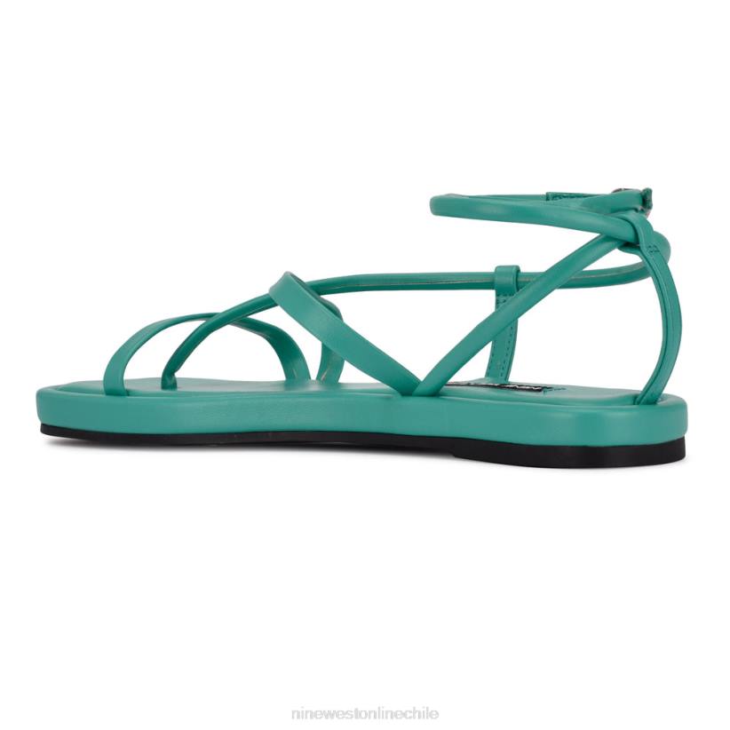 Nine West sandalias planas con tiras waren 2Z2T121 turquesa Nine West zapatillas chile
