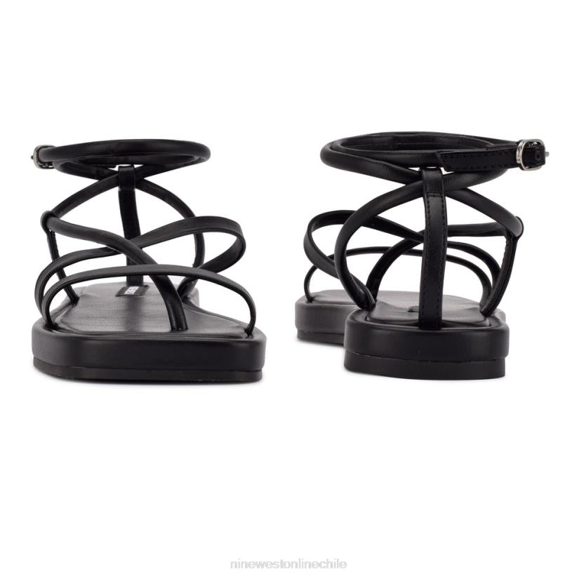 Nine West sandalias planas con tiras waren 2Z2T122 negro Nine West chile carteras