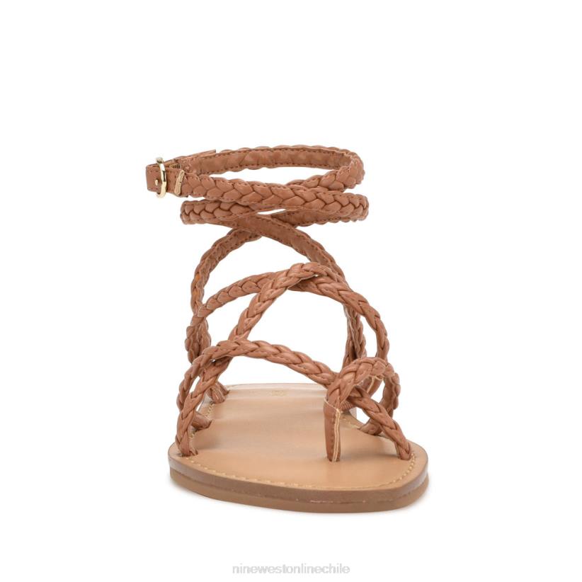 Nine West sandalias planas coralin cruzadas en el tobillo 2Z2T11 tejido natural Nine West shoes