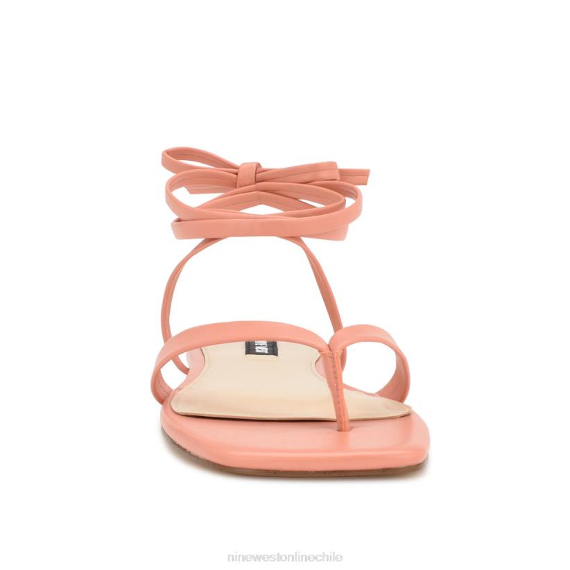 Nine West sandalias planas cruzadas en el tobillo 2Z2T14 durazno Nine West chile carteras