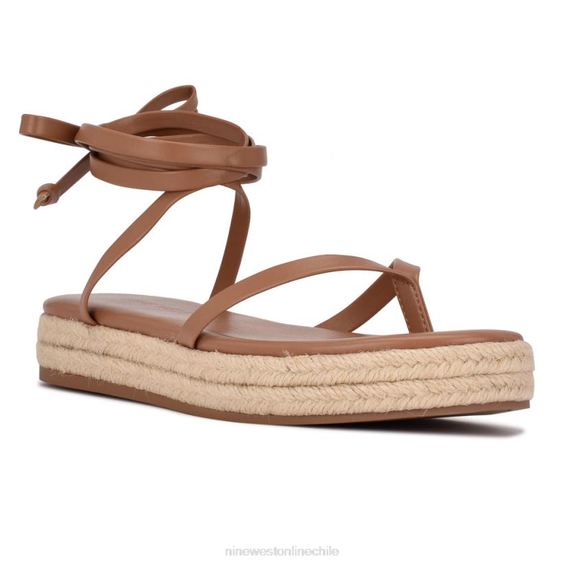 Nine West sandalias planas cruzadas en el tobillo 2Z2T98 natural Nine West chile carteras