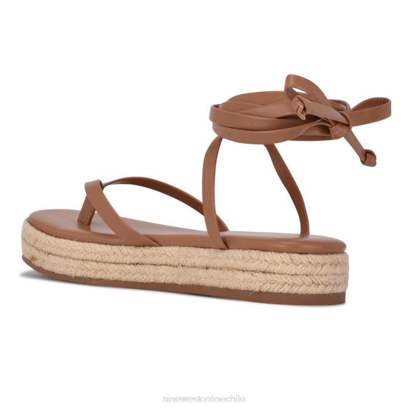 Nine West sandalias planas cruzadas en el tobillo 2Z2T98 natural Nine West chile carteras