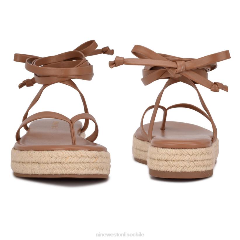 Nine West sandalias planas cruzadas en el tobillo 2Z2T98 natural Nine West chile carteras
