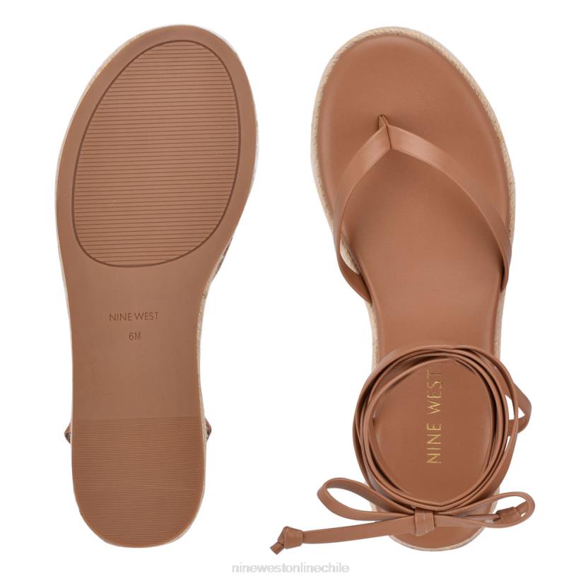 Nine West sandalias planas cruzadas en el tobillo 2Z2T98 natural Nine West chile carteras