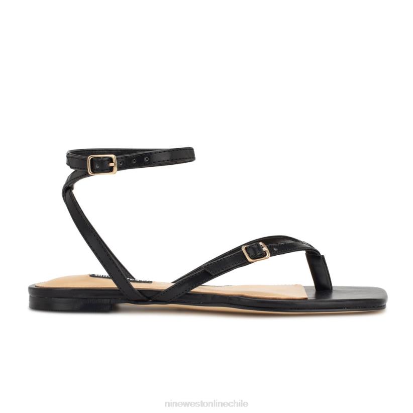 Nine West sandalias planas cruzadas en el tobillo nelson 2Z2T37 negro Nine West zapatillas chile