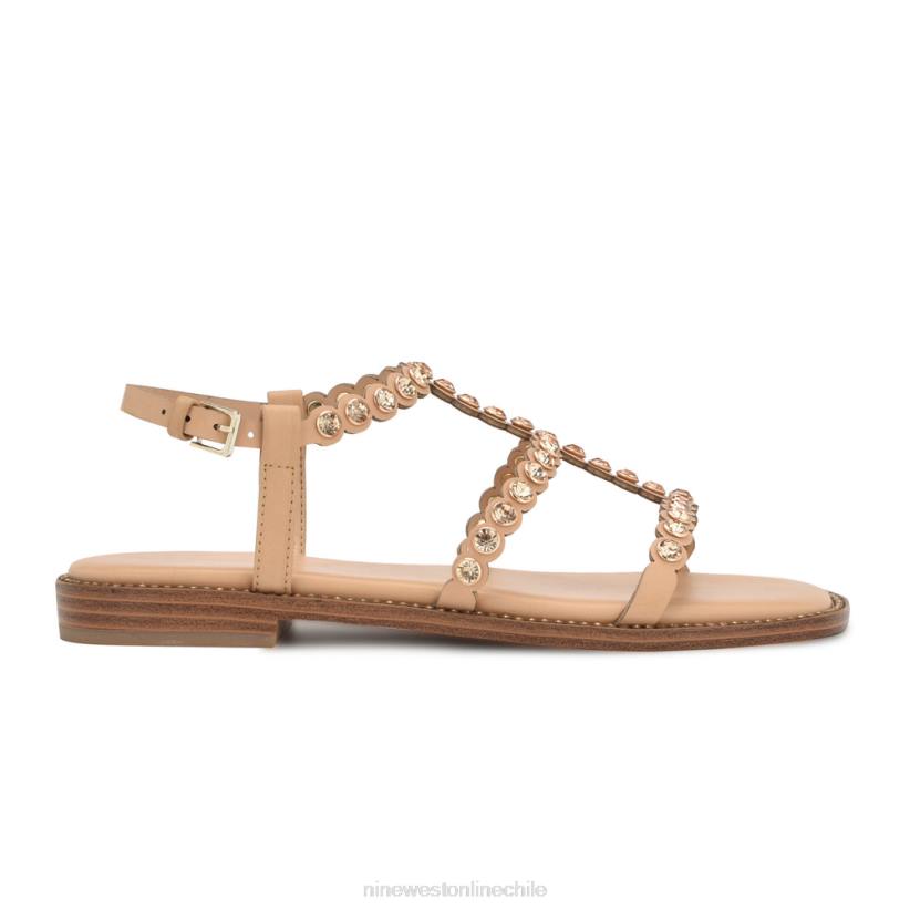Nine West sandalias planas emily 2Z2T9 luz natural Nine West chile outlet