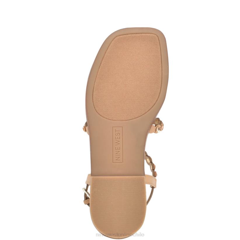 Nine West sandalias planas emily 2Z2T9 luz natural Nine West chile outlet