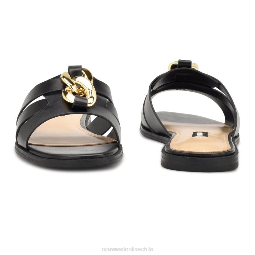 Nine West sandalias planas ganlee 2Z2T56 negro Nine West chile carteras