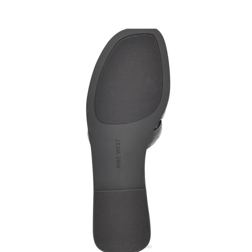 Nine West sandalias planas germani 2Z2T32 negro azabache Nine West chile carteras