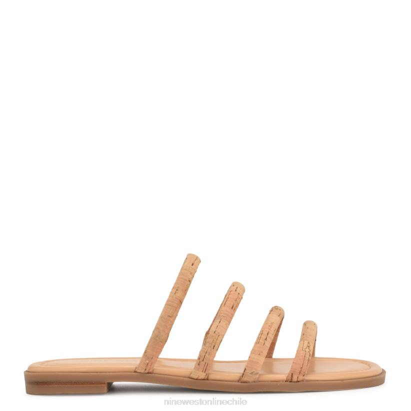 Nine West sandalias planas happy 2Z2T54 natural Nine West sandals