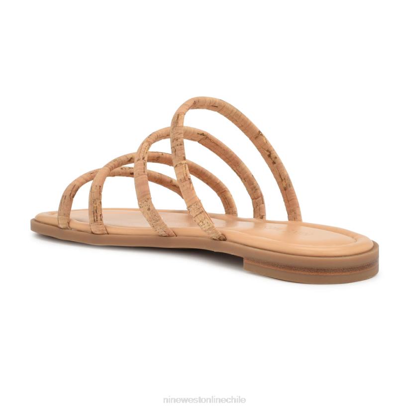 Nine West sandalias planas happy 2Z2T54 natural Nine West sandals