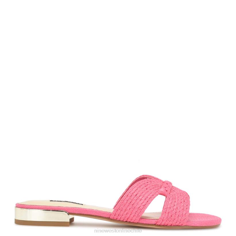 Nine West sandalias planas irenie 2Z2T63 rosa Nine West chile outlet