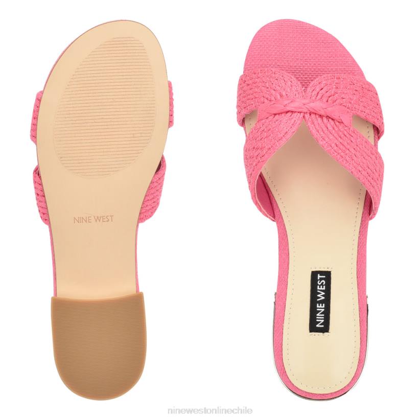 Nine West sandalias planas irenie 2Z2T63 rosa Nine West chile outlet