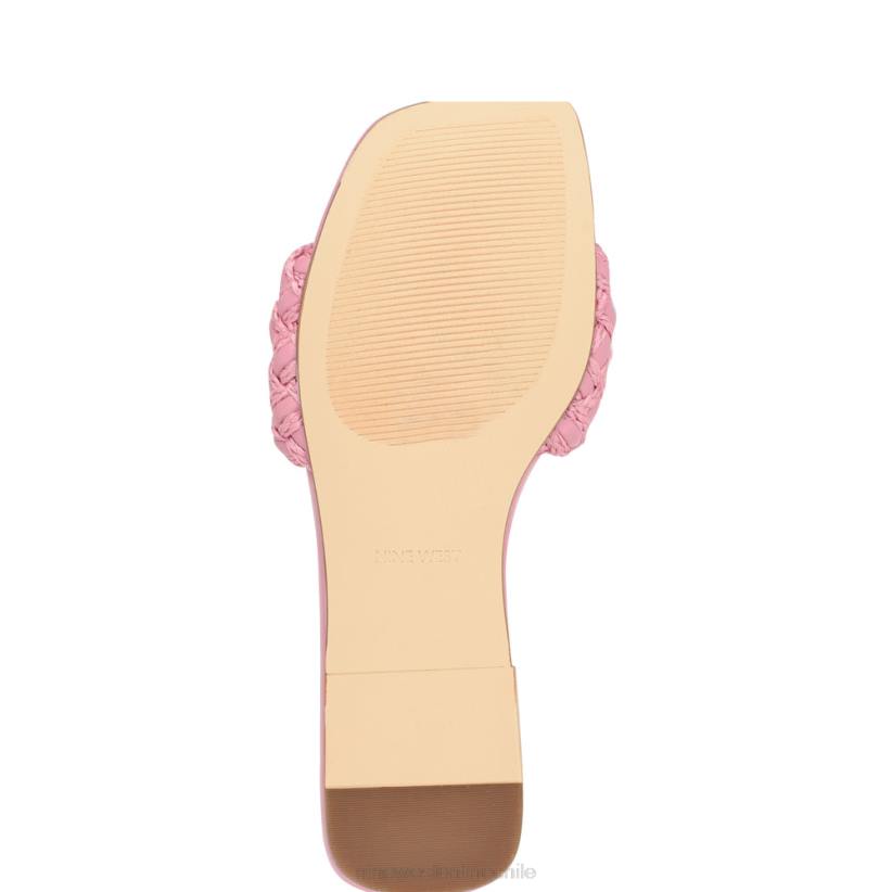 Nine West sandalias planas maci 2Z2T5 rosa Nine West shoes