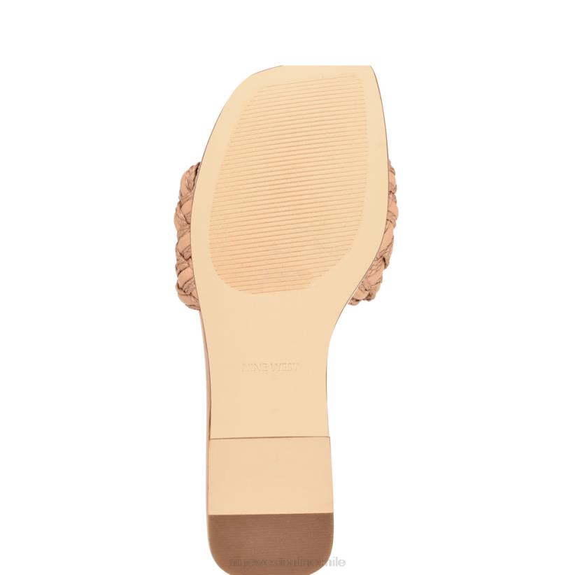 Nine West sandalias planas maci 2Z2T6 natural Nine West sandals