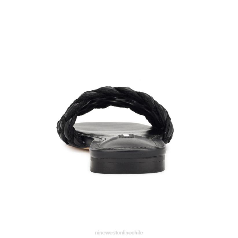 Nine West sandalias planas maci 2Z2T8 negro Nine West chile carteras