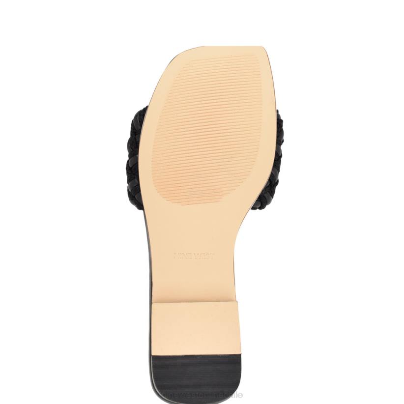 Nine West sandalias planas maci 2Z2T8 negro Nine West chile carteras