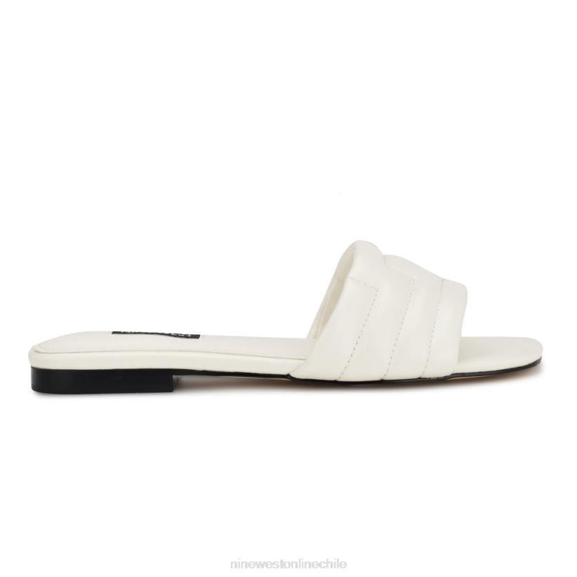 Nine West sandalias planas menqs 2Z2T45 blanco Nine West chile outlet