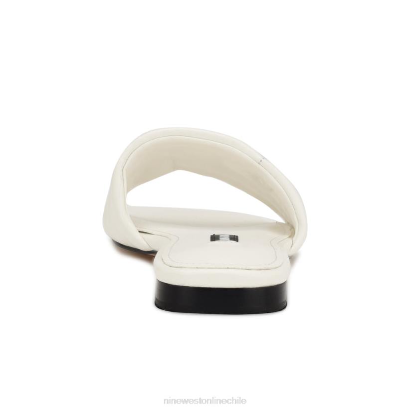 Nine West sandalias planas menqs 2Z2T45 blanco Nine West chile outlet