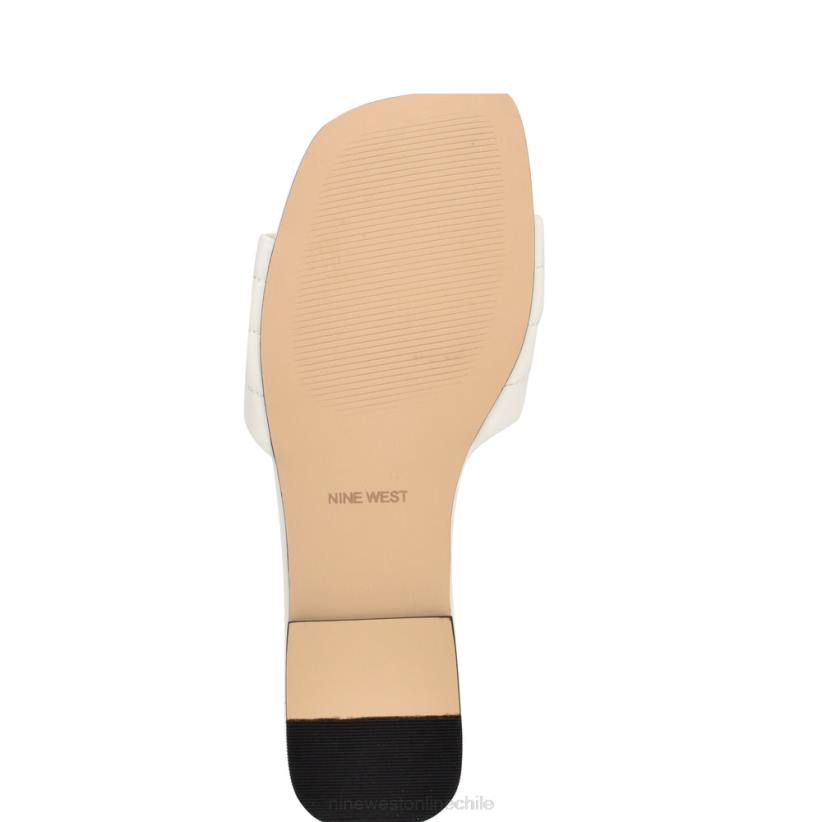 Nine West sandalias planas menqs 2Z2T45 blanco Nine West chile outlet