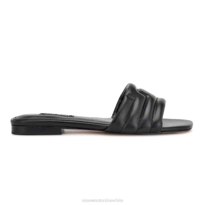 Nine West sandalias planas menqs 2Z2T48 negro Nine West sandals