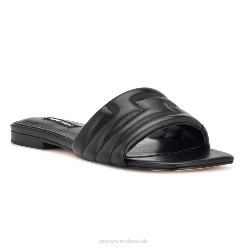 Nine West sandalias planas menqs 2Z2T48 negro Nine West sandals