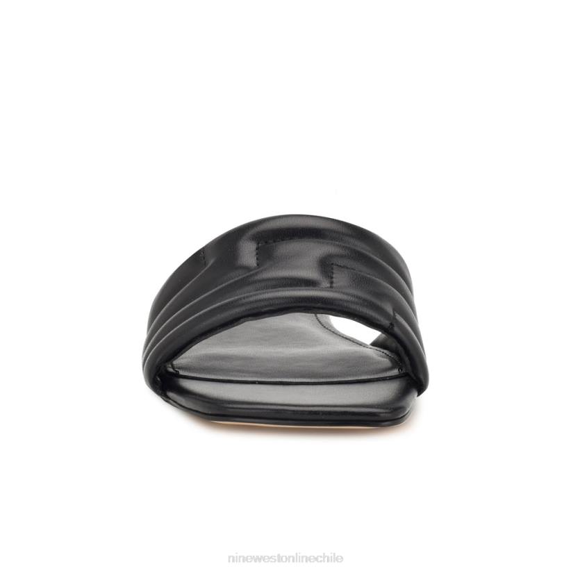 Nine West sandalias planas menqs 2Z2T48 negro Nine West sandals