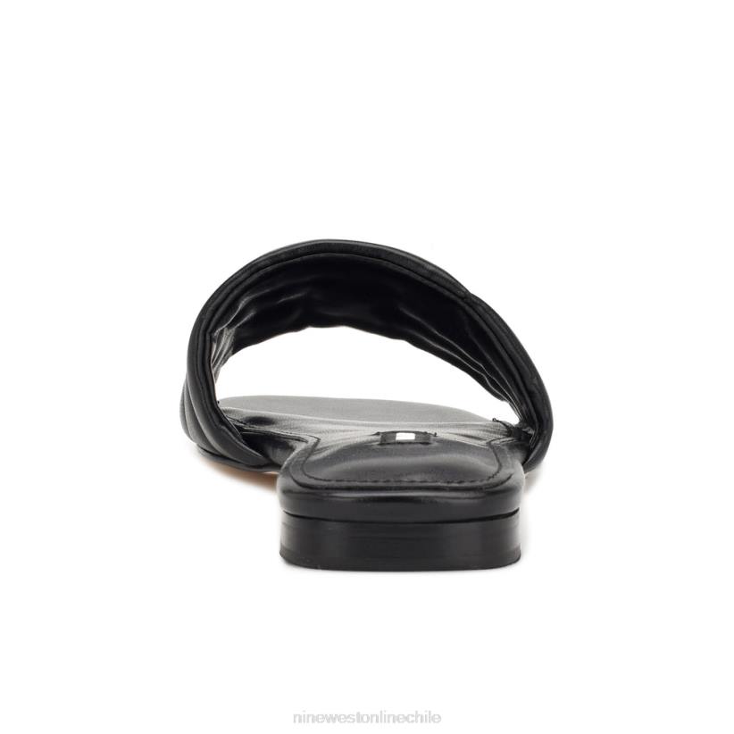 Nine West sandalias planas menqs 2Z2T48 negro Nine West sandals
