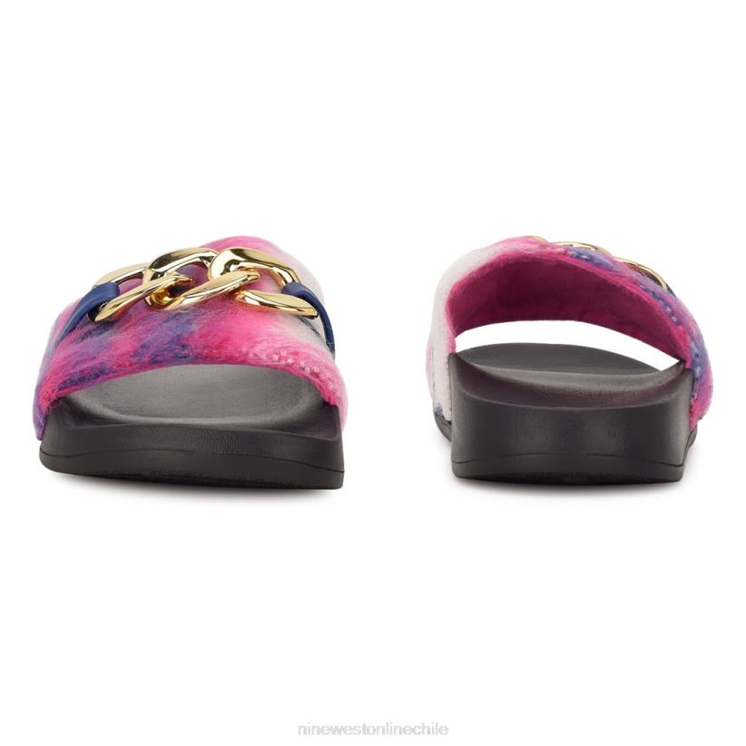 Nine West sandalias planas slinks 2Z2T69 cuadros múltiples Nine West chile outlet