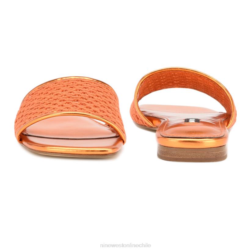 Nine West sandalias planas tejidas 2Z2T57 naranja Nine West chile outlet