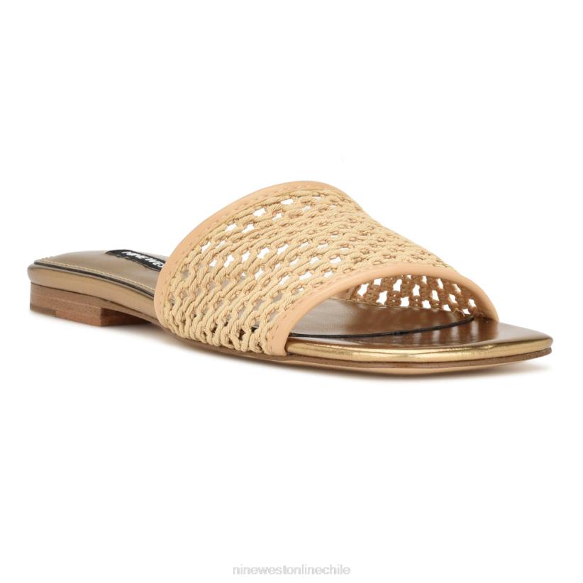 Nine West sandalias planas tejidas 2Z2T59 luz natural Nine West shoes