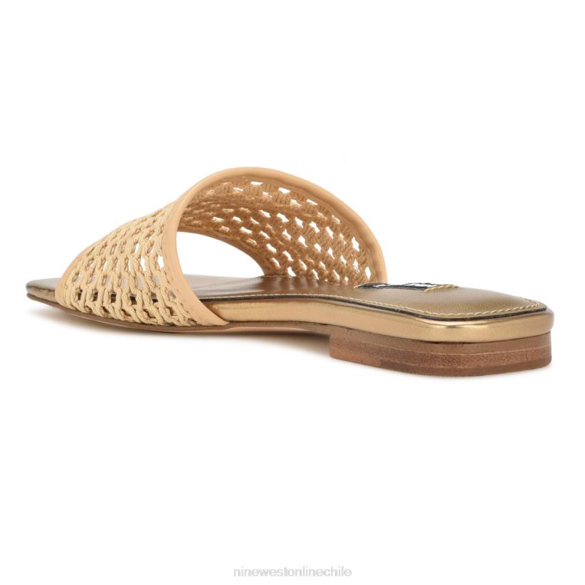 Nine West sandalias planas tejidas 2Z2T59 luz natural Nine West shoes