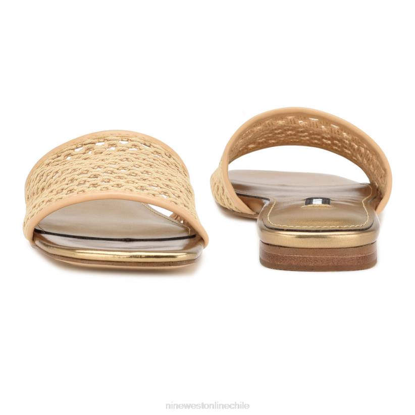Nine West sandalias planas tejidas 2Z2T59 luz natural Nine West shoes