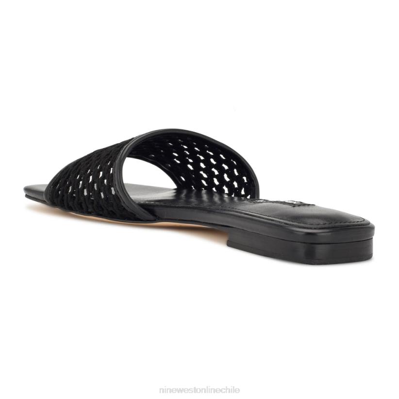 Nine West sandalias planas tejidas 2Z2T60 negro Nine West sandals