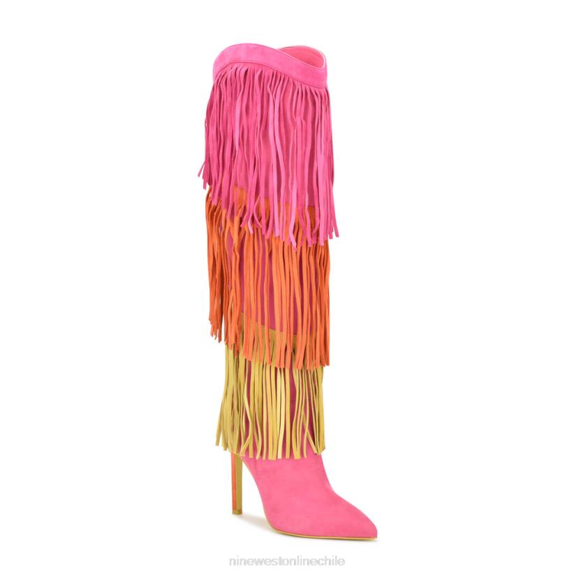 Nine West botas de tacón con borlas 2Z2T1501 ante rosa/naranja/amarillo Nine West zapatillas chile