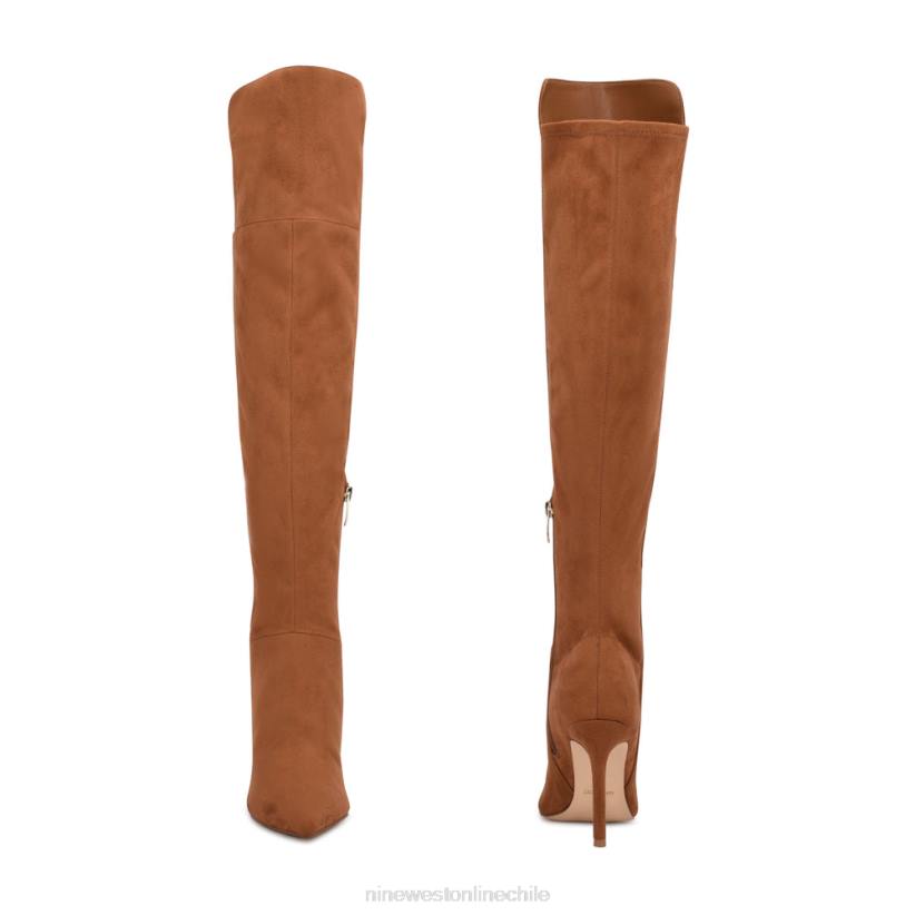 Nine West botas de tacón por encima de la rodilla Forbs 2Z2T1697 gamuza coñac Nine West shoes